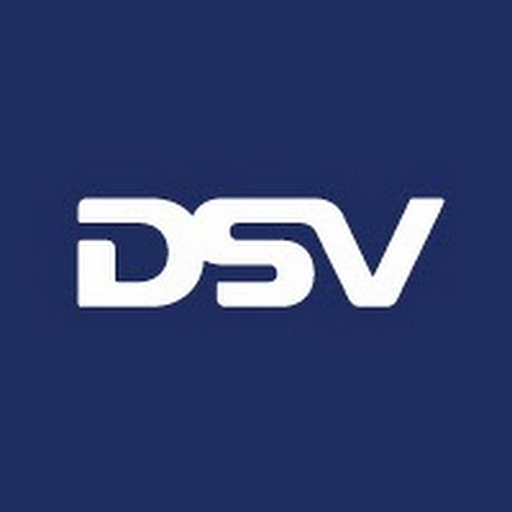 The DsvAS logo is displayed in white against a dark blue background The logo features a stylized letter S design