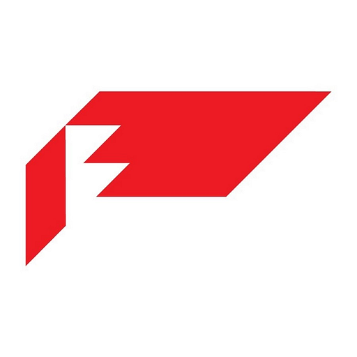 Expeditors International logo a red equilateral triangle symbolizes the companys global logistics services and international