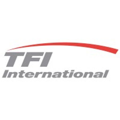 The TFI official logo features a bold red emblem with the text TFI in white against a white background